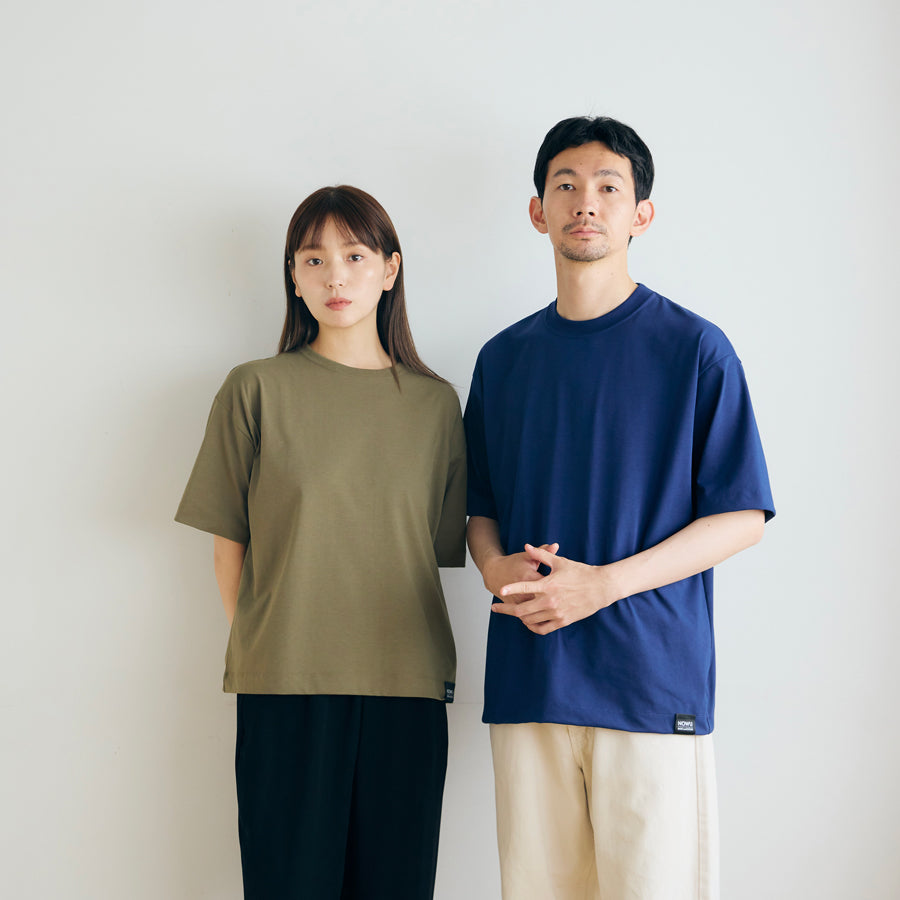 天竺5分袖Tシャツ【日本製】