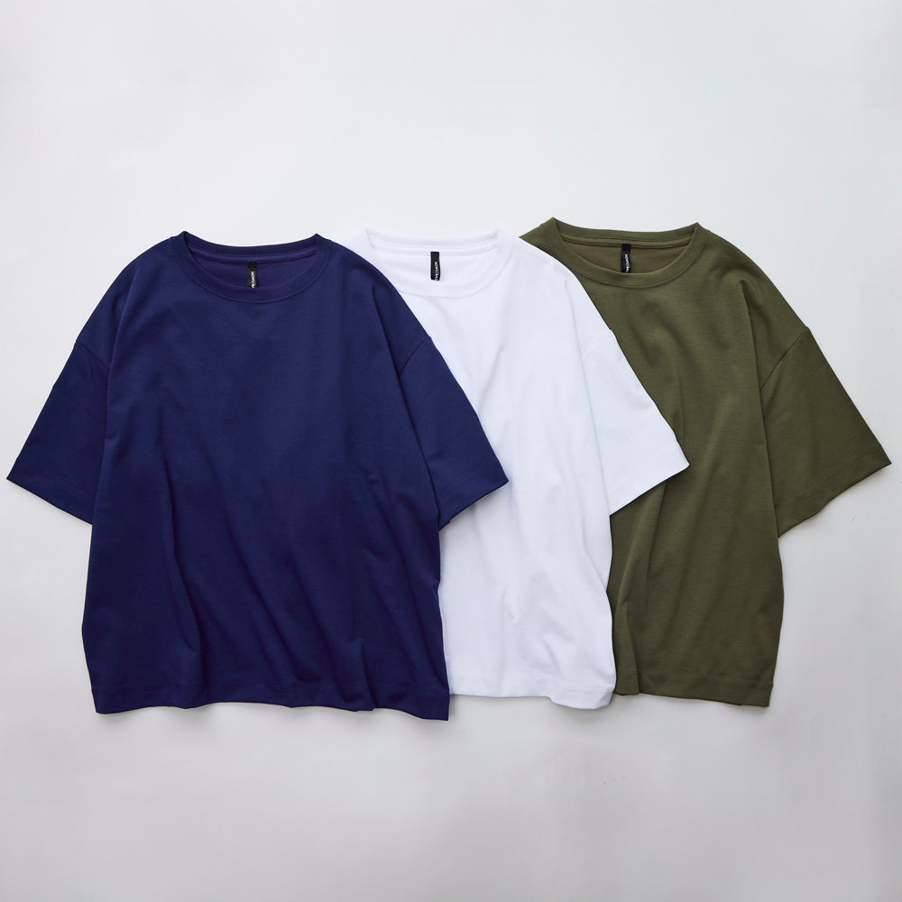 天竺5分袖Tシャツ