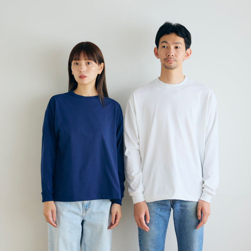 天竺長袖Tシャツ【日本製】