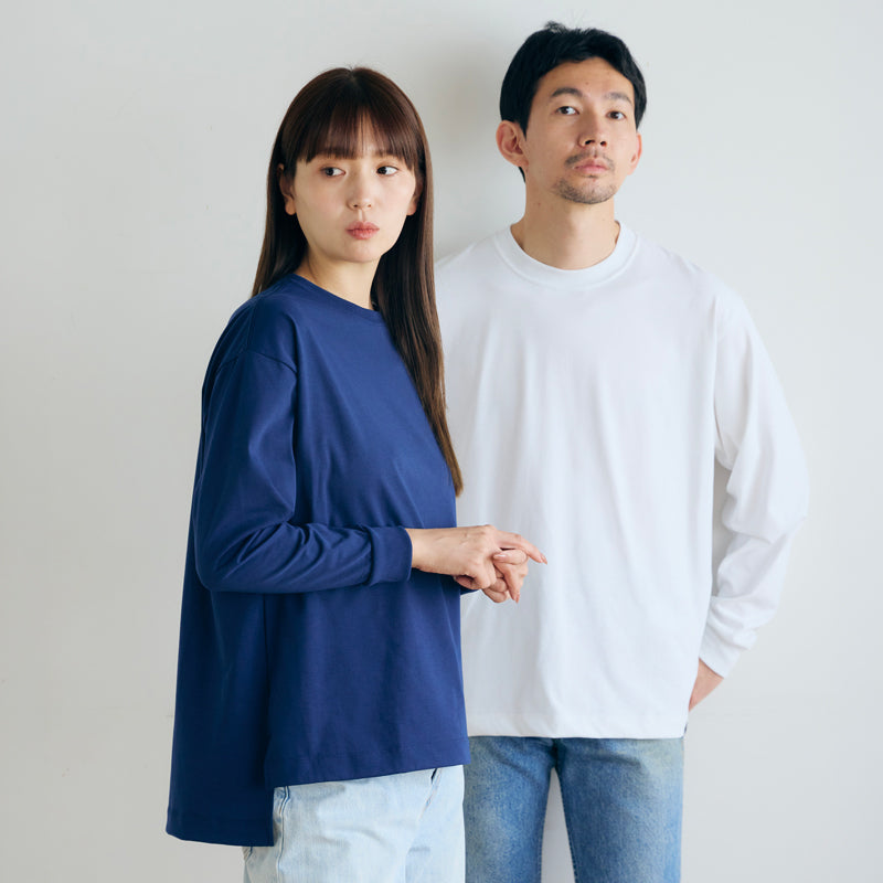 天竺長袖Tシャツ【日本製】